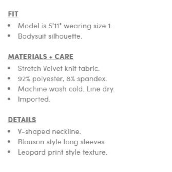 NWT Torrid 3X Blue Leopard Print Stretch Velvet V-Neck Long Sleeve Bodysuit - Picture 6 of 8